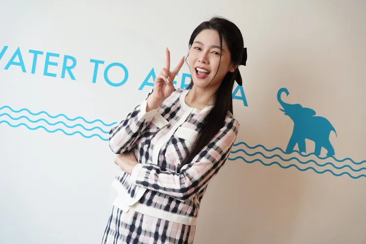白家綺慶幸女兒沒要走演藝圈。彭欣偉攝