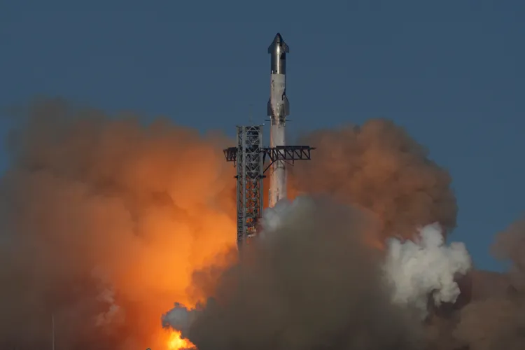 美國SpaceX發射火箭。美聯社資料照片