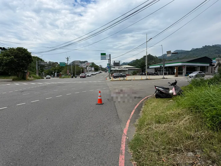 事故發生在台3線與苗62線路口。民眾提供
