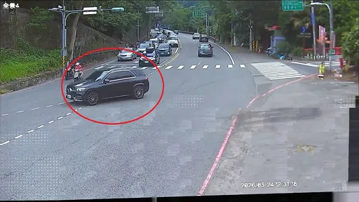 苗栗台3線70歲賓士車駕駛疑闖紅燈　撞死75歲機車騎士