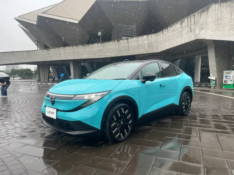 新世代LEAF變身純電跨界CUV休旅車，也是NISSAN未來新能源產品布局之一。周奕豪攝