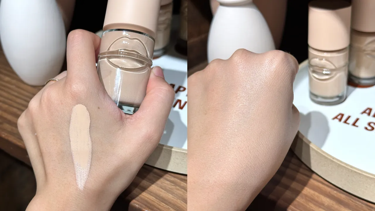 MAKE UP FOR EVER粉無痕平衡肌底粉底液。張家玲攝