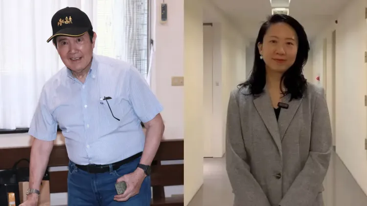 前總統馬英九爆霸凌基金前執行長王光慈。左彭欣偉攝、右馬英九基金會提供
