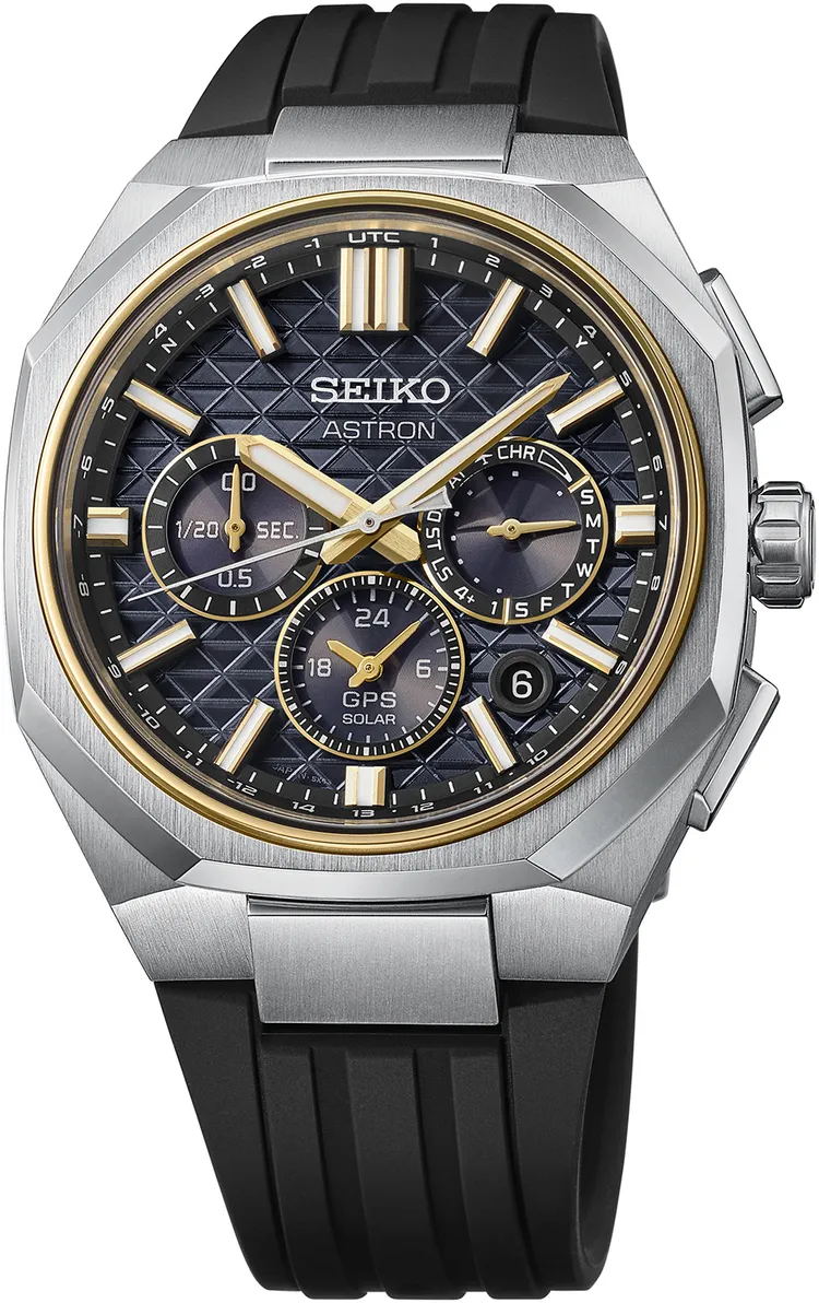 Seiko Astron 5X63 GPS太陽能全新錶款HAB003，7萬9000元。品牌提供