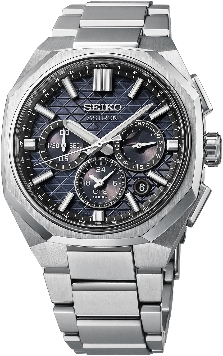 Seiko Astron 5X63 GPS太陽能全新錶款HAB002（黑色面盤款），8萬2000元。品牌提供