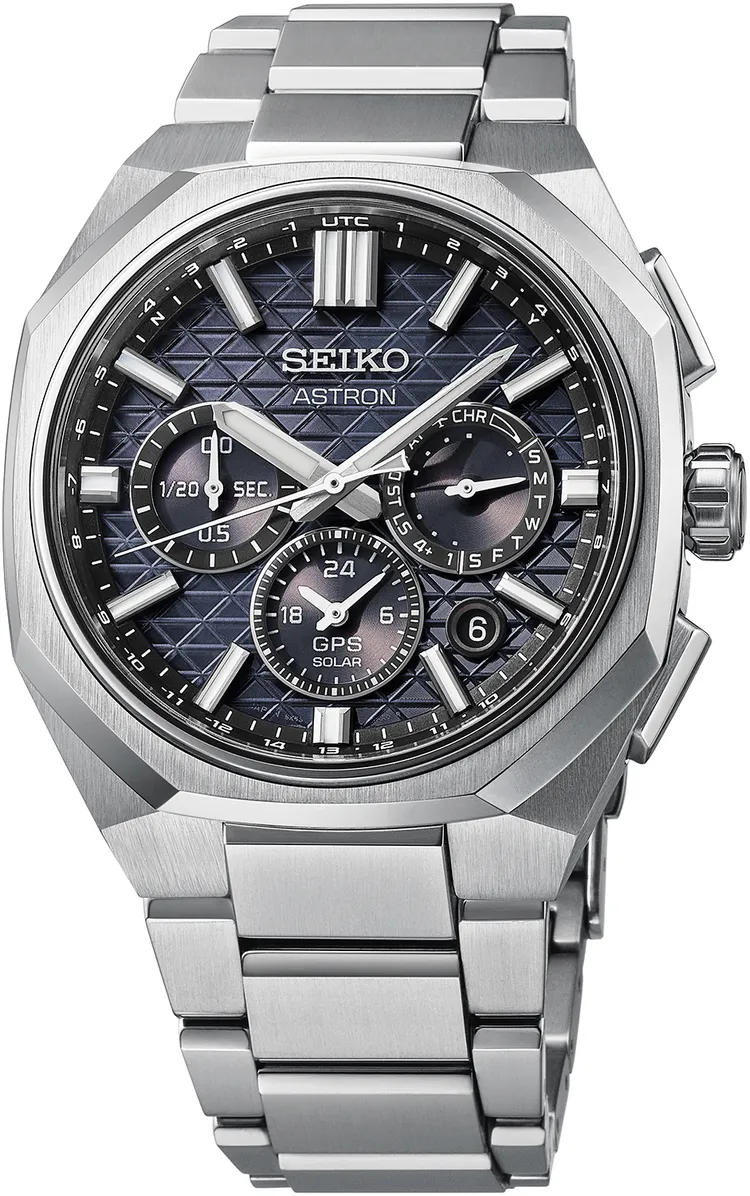 Seiko Astron 5X63 GPS太陽能全新錶款HAB002（黑色面盤款），8萬2000元。品牌提供
