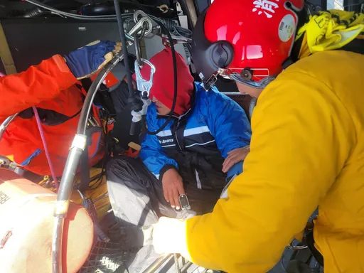 46歲登山客高山症發作受困素密達山屋　空勤黑鷹直升機馳援