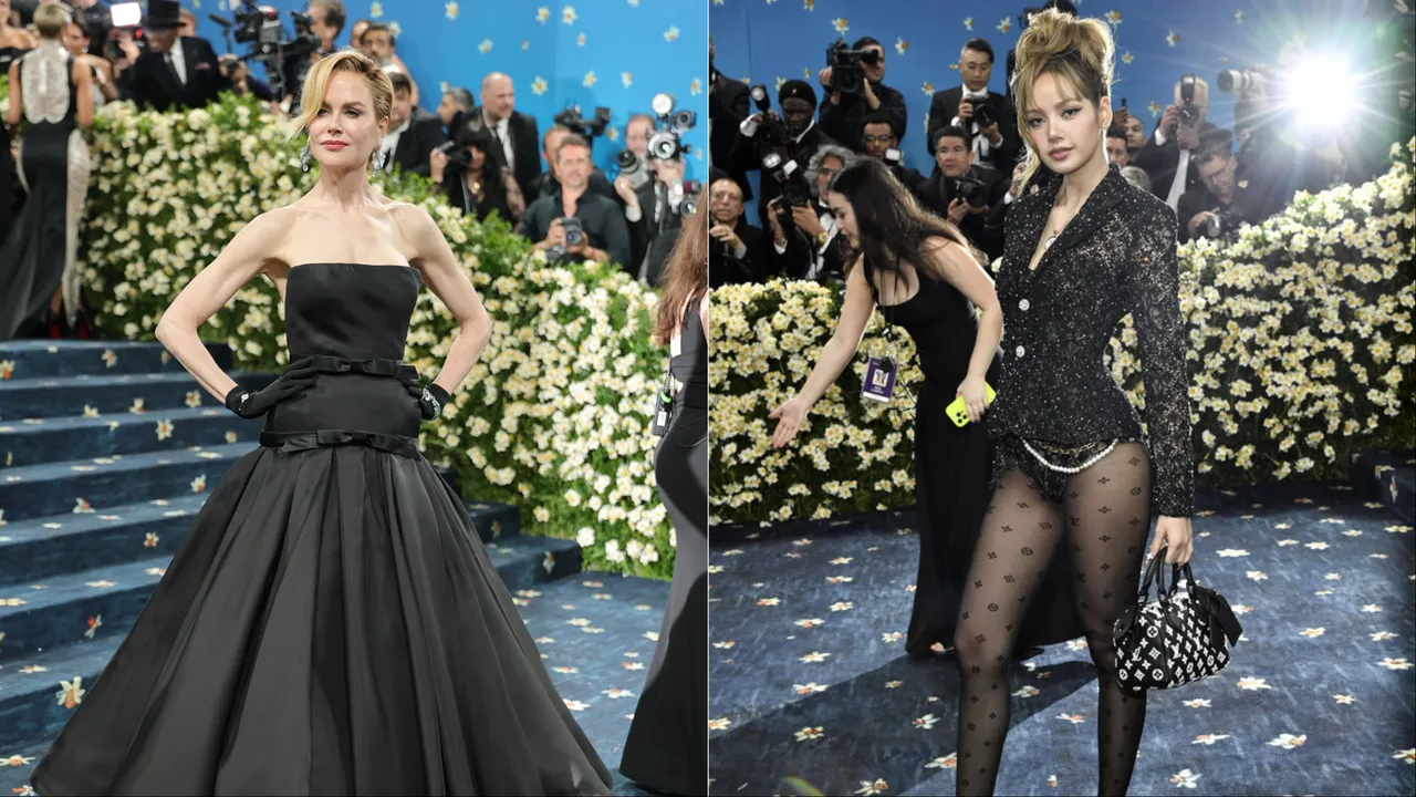 妮可基嫚（左）、Lisa（右）都將現身2026 Met Gala。BALENCIAGA提供、美聯社