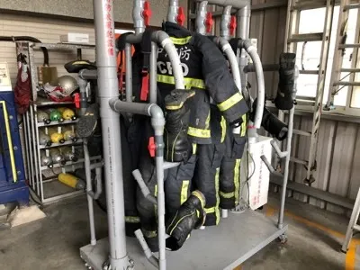 陳世軒認為的消防衣風乾設備應該長這樣。陳世軒提供