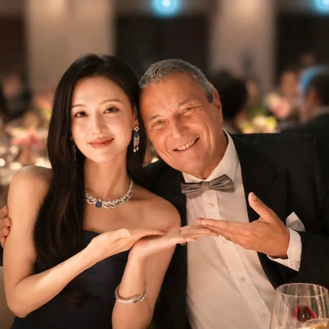 金智媛（左）寶格麗總裁。翻攝jc.babin IG