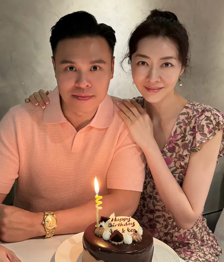熊黛林嫁富商郭可頌婚姻美滿。翻攝熊黛林微博