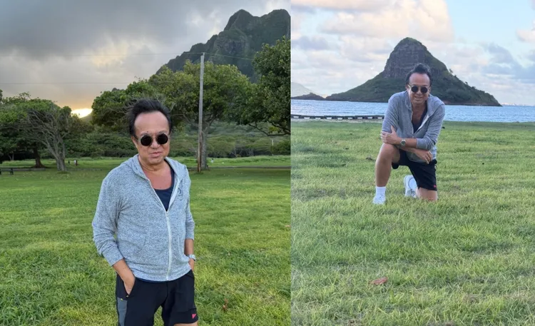 黃大煒今天上午從夏威夷歐胡島北岸（North Shore Oahu, Hawaii）傳來的現場照片。黃大煒、漢英得力法律事務所 提供
