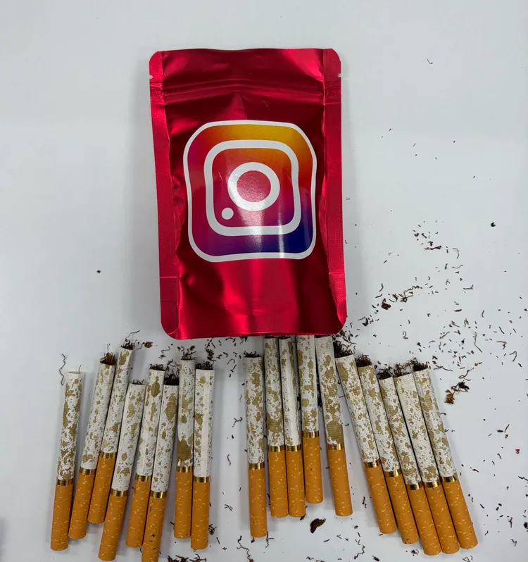 查扣的彩虹菸。第一分局提供