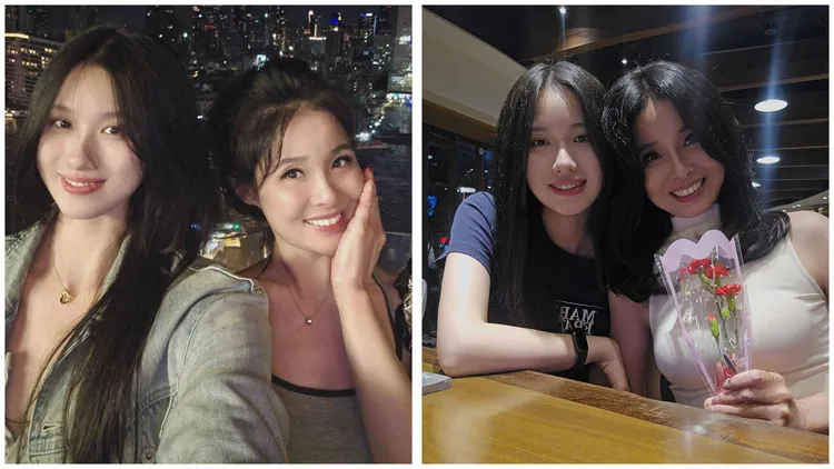 呂文婉多年來獨自扶養女兒長大，母兼父職一路走過艱辛歲月。翻攝《呂文婉get in TOUCH﻿》粉專