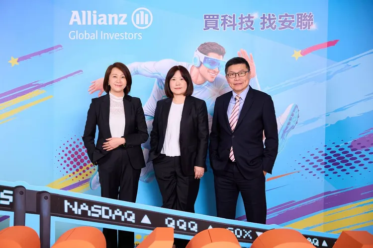 圖左至右分別為：安聯投信總經理陳彥婷、00402A ETF經理人洪華珍、安聯投信投資長張惟閔。公司提供