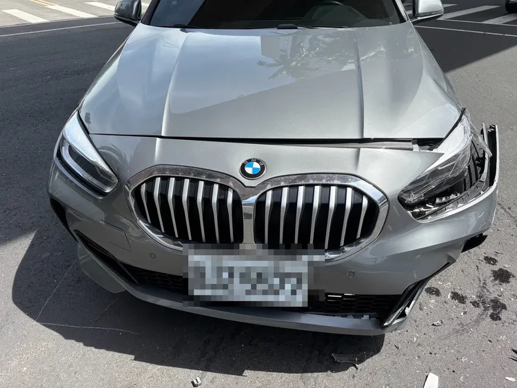 肇事BMW。翻攝畫面