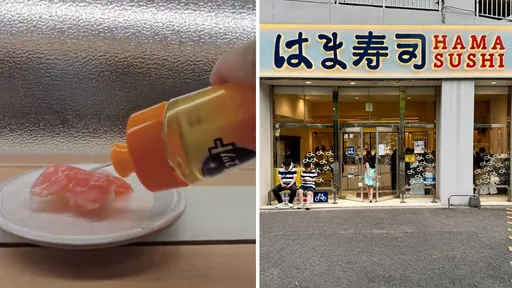 壽司之亂再現！「洗碗精淋食物」影片瘋傳　HAMA壽司怒了