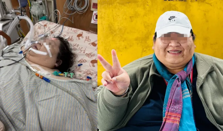 53歲的沈姓女教師曾是舉重國手，她想減重參加女兒畢業典禮，不料卻因手術大失血喪命，家屬難以接受。家屬提供
