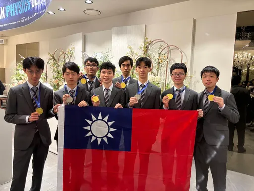 台灣之光！亞洲物理奧林匹亞奪6金2銀　全球排名第3