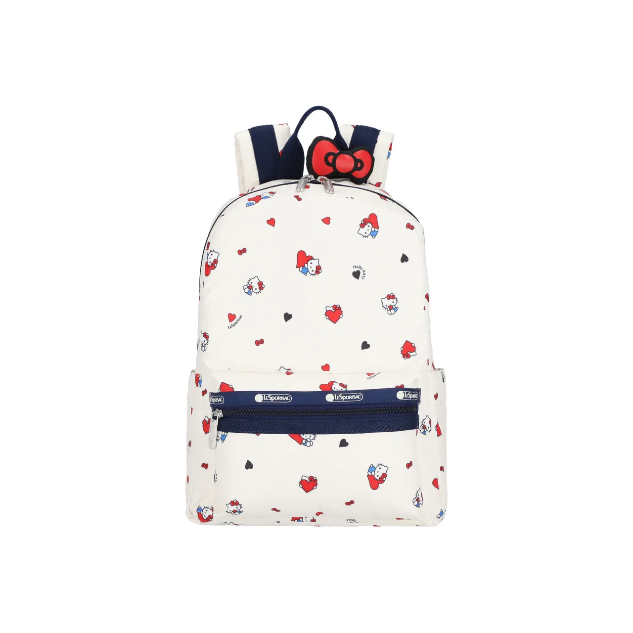 LeSportsac X HELLO KITTY心語呢喃小型日常後背包，7500元。品牌提供