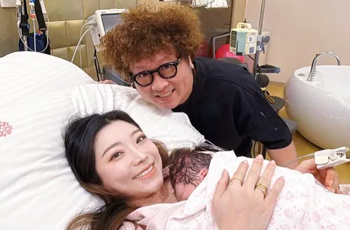 依依生了！喜迎3000克的女兒「檸檬汁」　產程達36小時納豆淚崩