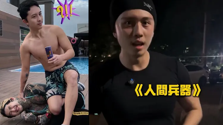 網紅重讀天月稱管不動孫安佐（右），要卸下經紀人職務。翻攝孫安佐IG