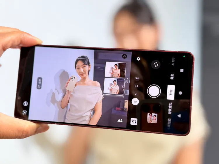 Xperia 1 VIII加入AI攝影助理，可在離線情況時使用。趙筱文攝
