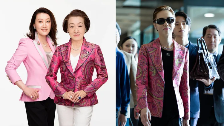 細木數子女兒細木薰透露借出媽媽的衣服和包包給《地獄占星師》女主角戶田惠梨香使用。翻攝6seiNet X、NetflixJP X