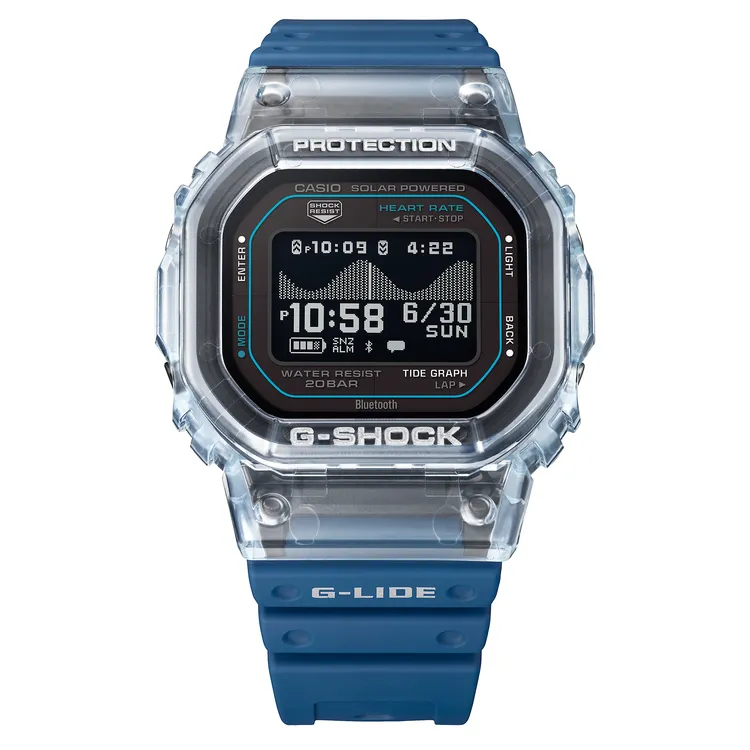 G-SHOCK衝浪生活腕錶GBX-H5600-2，9500元。品牌提供