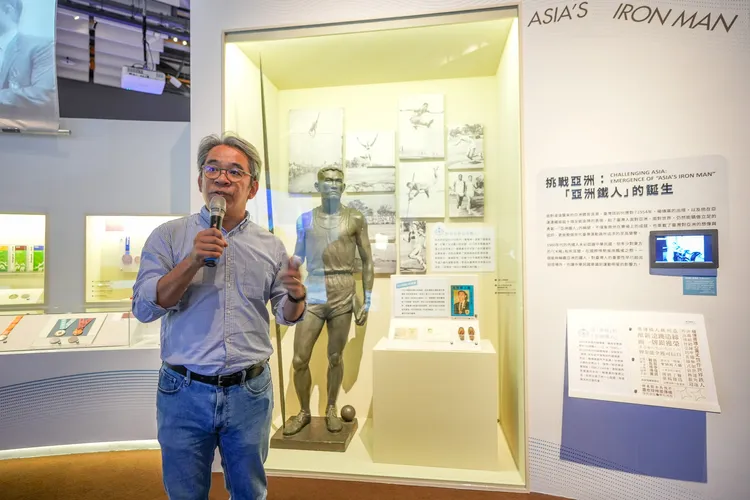 成功大學歷史學系副教授謝仕淵為此次特展的策展人。田欣雲攝