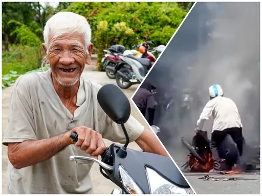 一把火燒毀謀生工具　網友合資送車惹哭72歲阿北