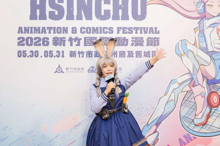 高虹安化身警兔哈茱蒂。新竹市府提供