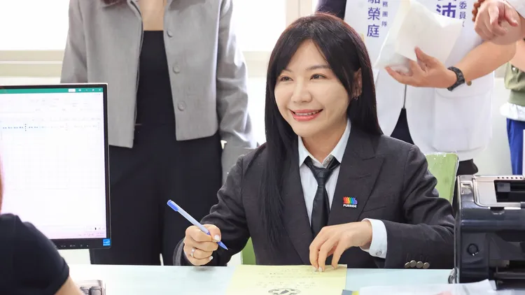 吳沛憶成為台北市黨部主委。翻攝自吳沛憶threads