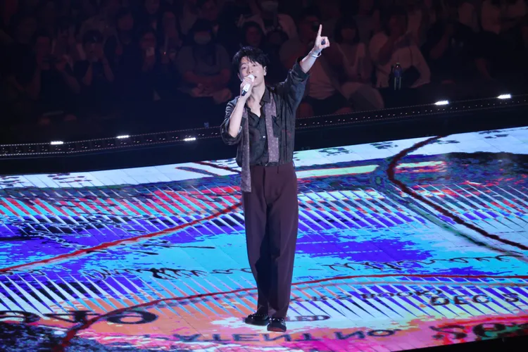 韋禮安經典歌曲連發，掀起全場大合唱。莊宗達攝