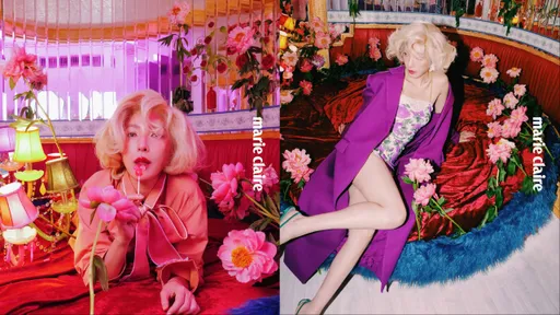 楊謹華新造型讓人認不出　變身「港風金髮妞」短裙辣到腿根