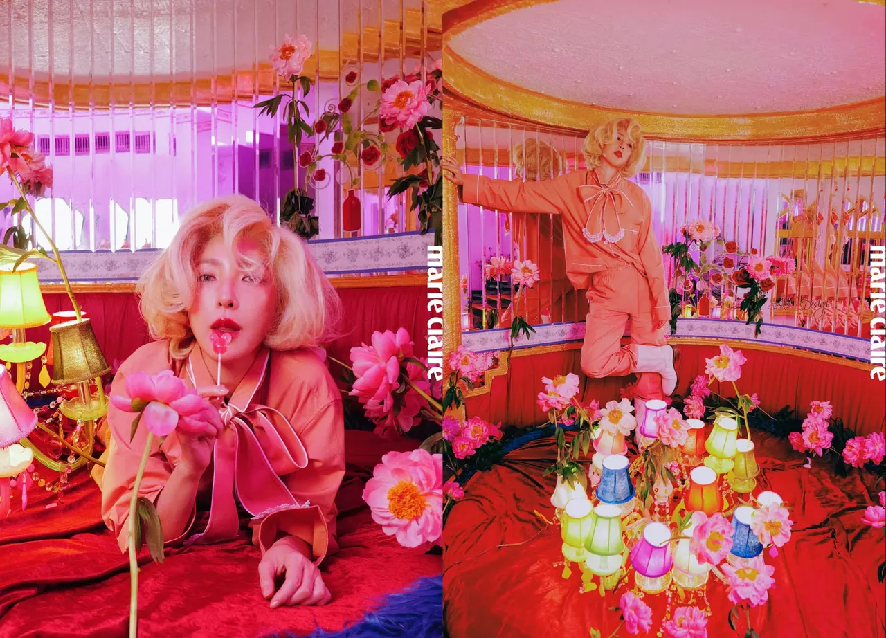 楊謹華拍攝《Marie Claire美麗佳人》封面。《Marie Claire美麗佳人》國際中文版提供