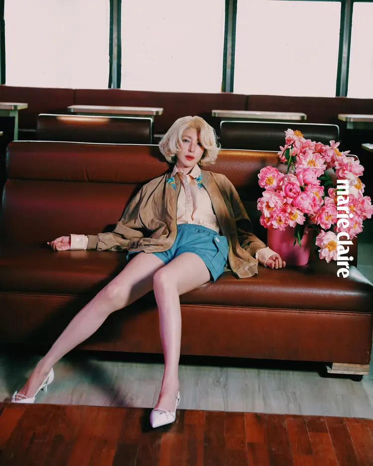 楊謹華拍攝《Marie Claire美麗佳人》封面。《Marie Claire美麗佳人》國際中文版提供