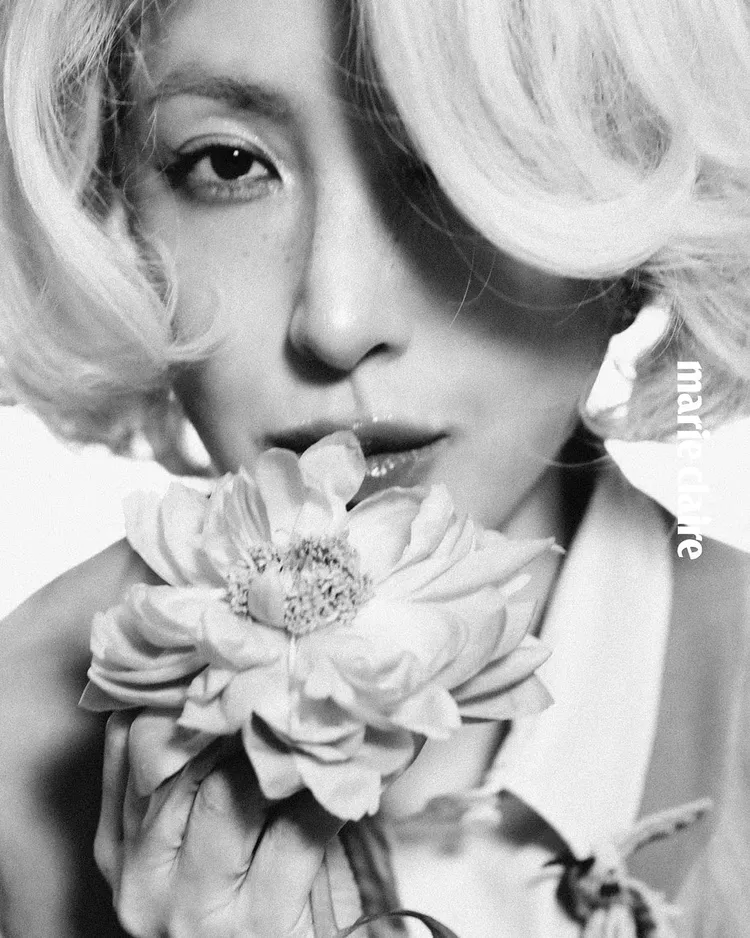 楊謹華拍攝《Marie Claire美麗佳人》封面。《Marie Claire美麗佳人》國際中文版提供