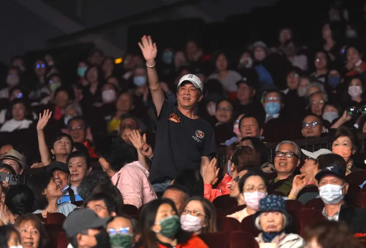 王健傑到場聆聽。娛樂中心攝