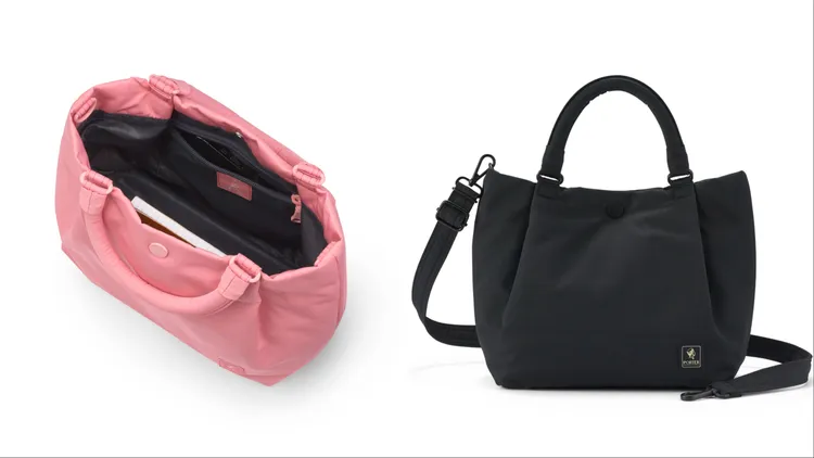 PORTER INTERNATIONAL CUSH系列手提包（S），各3850元。品牌提供