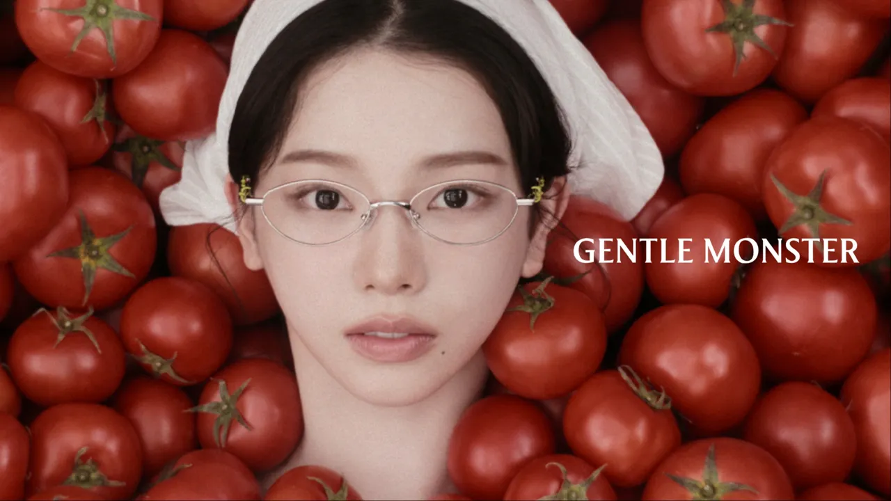 Karina搶先演繹GENTLE MONSTER全新鏡款。品牌提供