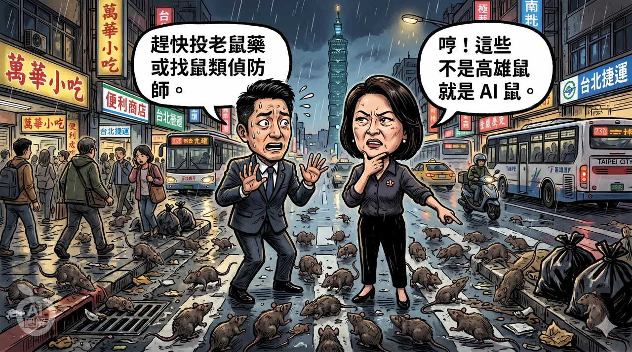 鼠類偵防師滅不完亂竄的政治攻防