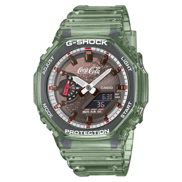 G-SHOCK x 可口可樂聯名錶GA-2100CC，5500元。品牌提供
