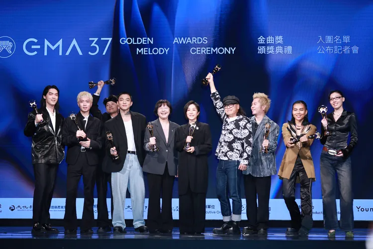 金曲37揭曉入圍名單記者會。彭欣偉攝