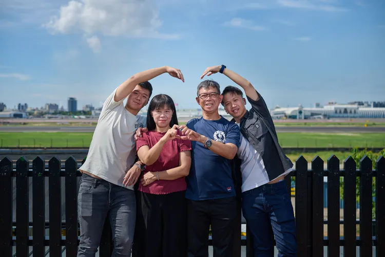 余泰運說，退休後將多陪家人。美力台灣3D協會提供