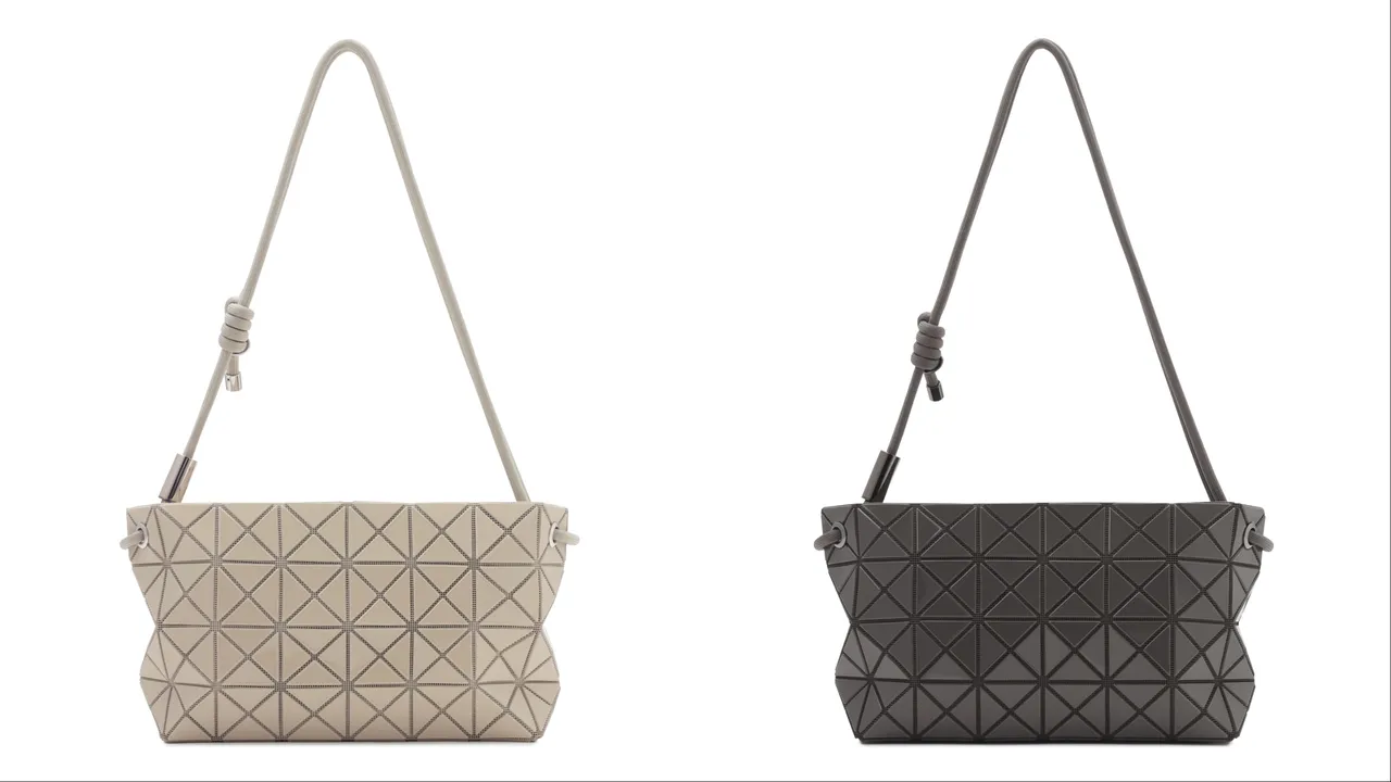 BAO BAO ISSEY MIYAKE LOOP ONE-TONE肩背包，各1萬9600元。品牌提供