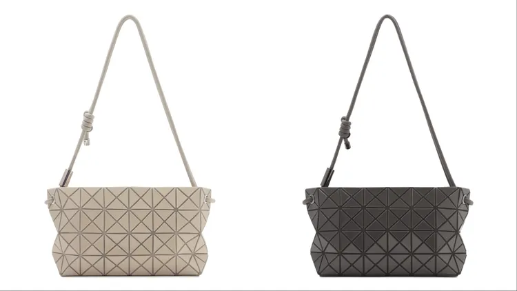 BAO BAO ISSEY MIYAKE LOOP ONE-TONE肩背包，各1萬9600元。品牌提供