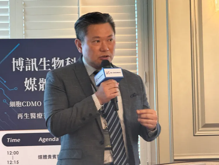 博訊董事長杜長宏。呂承哲攝