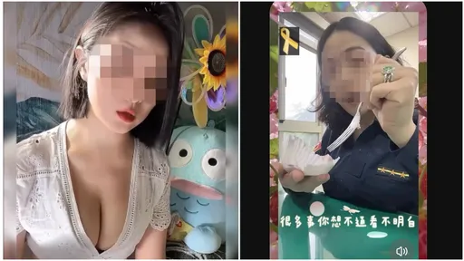 悼念鄭詠心　女警「胸部放桌上」吃麻糬慘了！桃警：調查後議處
