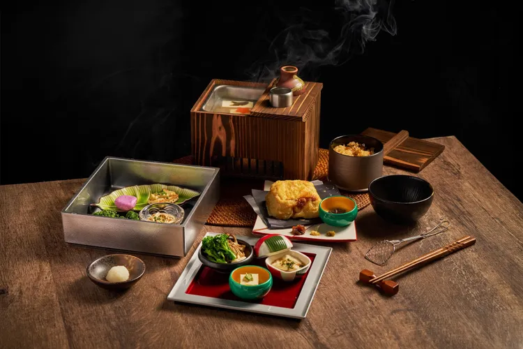 「厚切豆腐天婦羅」晚間御膳套餐680元。業者提供